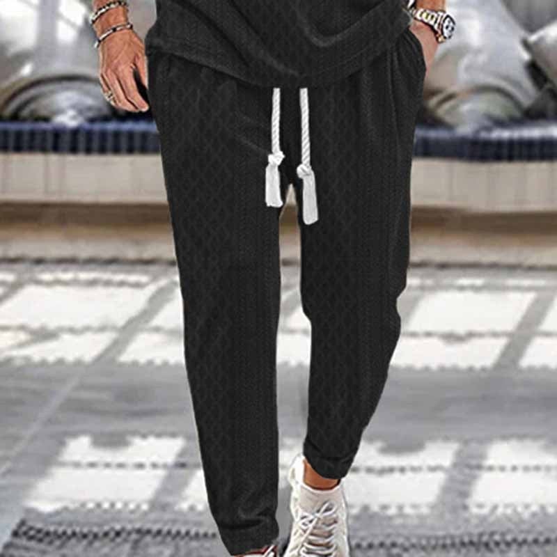 Men's sporty jogger pants with modern accents Lune London