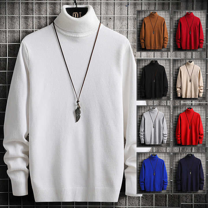 Men's Elegant High-Quality Knit Turtleneck Pullover Lune London