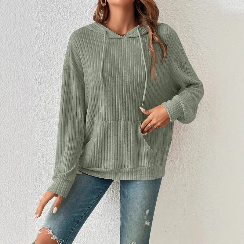 Casual sweatshirts for women with textured design and practical pockets Lune London