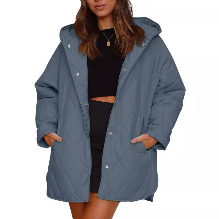 Veste d'hiver matelassée pour femmes avec capuche Chic und Stil