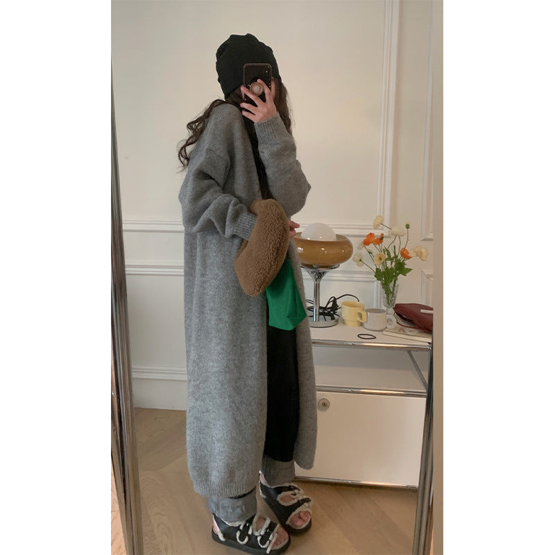 Cardigan long en tricot pour femmes Chic & Stil