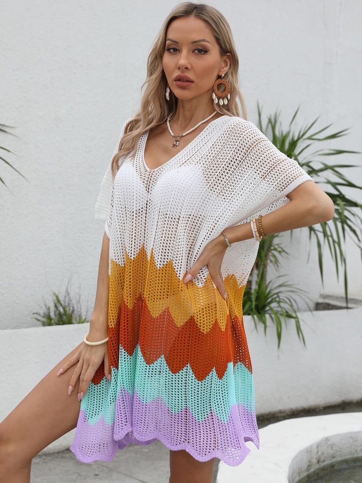 Women Airy Crochet Beach Tunic Lune London