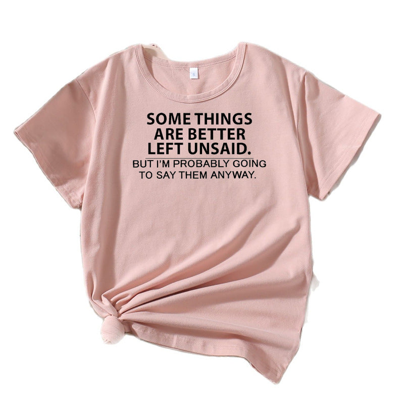 Ladies Casual Explicit Quote T-shirt Lune London