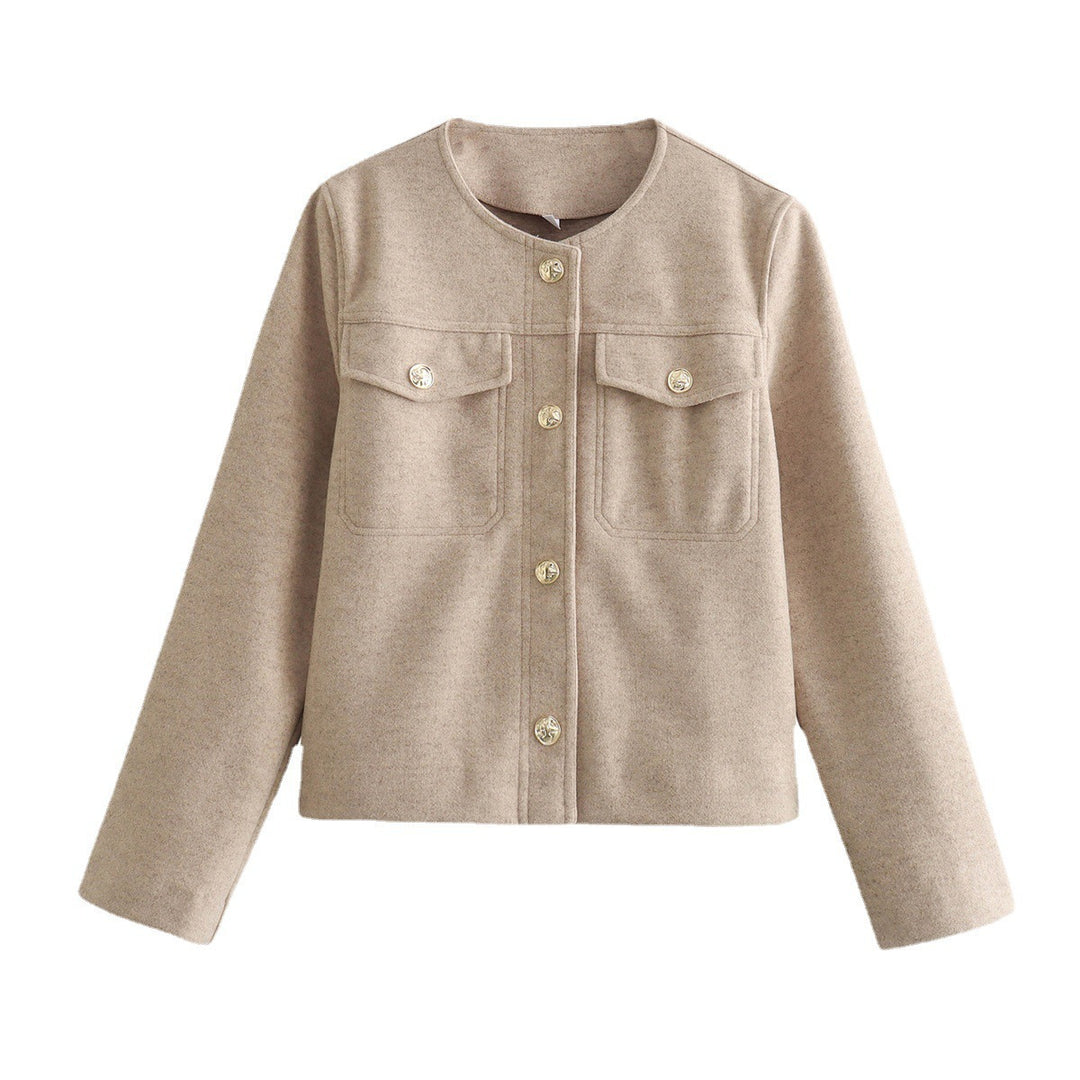 Modern jacket for women in soft materials with textured design Lune London