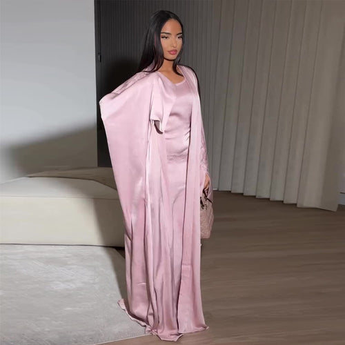 Ladies elegant maxi dress with wide cut Lune London