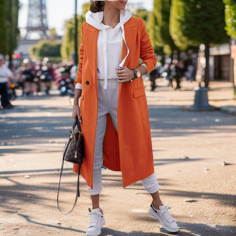 Elegant Women's Long Blazer Lune London