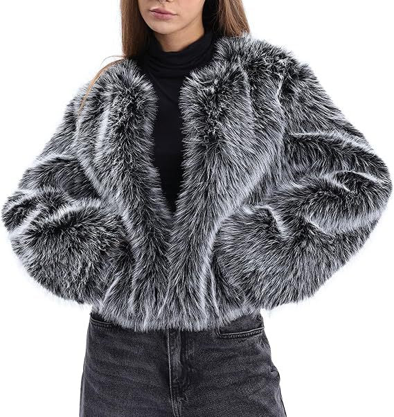 Ladies Padded Faux Fur Jacket Lune London