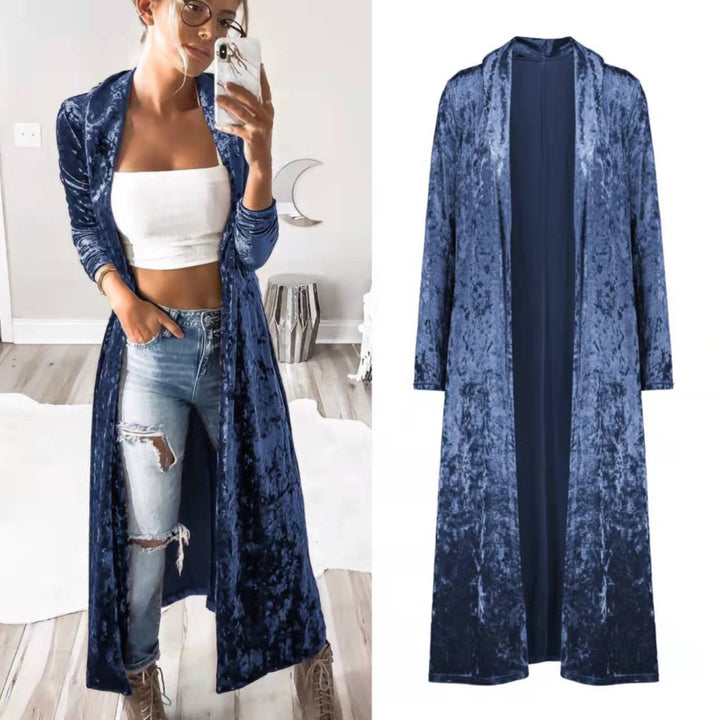 Lady Velvet Duster Coat Lune London