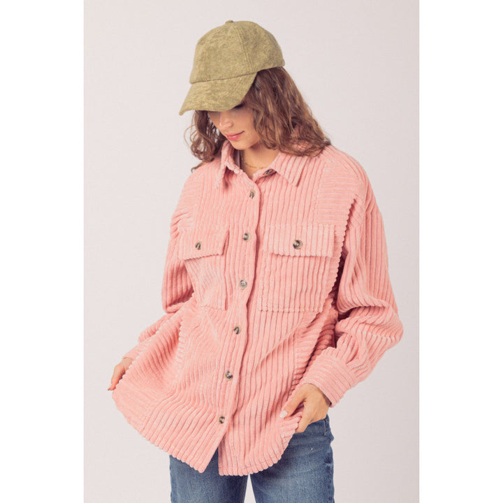 Casual corduroy jacket for women with practical pockets Lune London