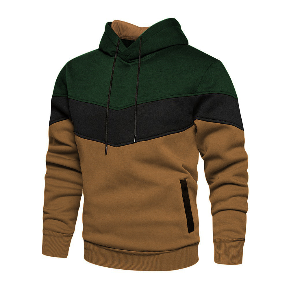 Men's trendy hoodie with color accents and practical pockets Lune London