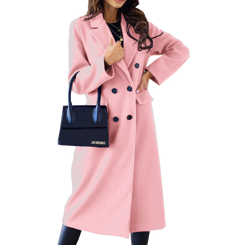 Ladies elegant long coat Lune London