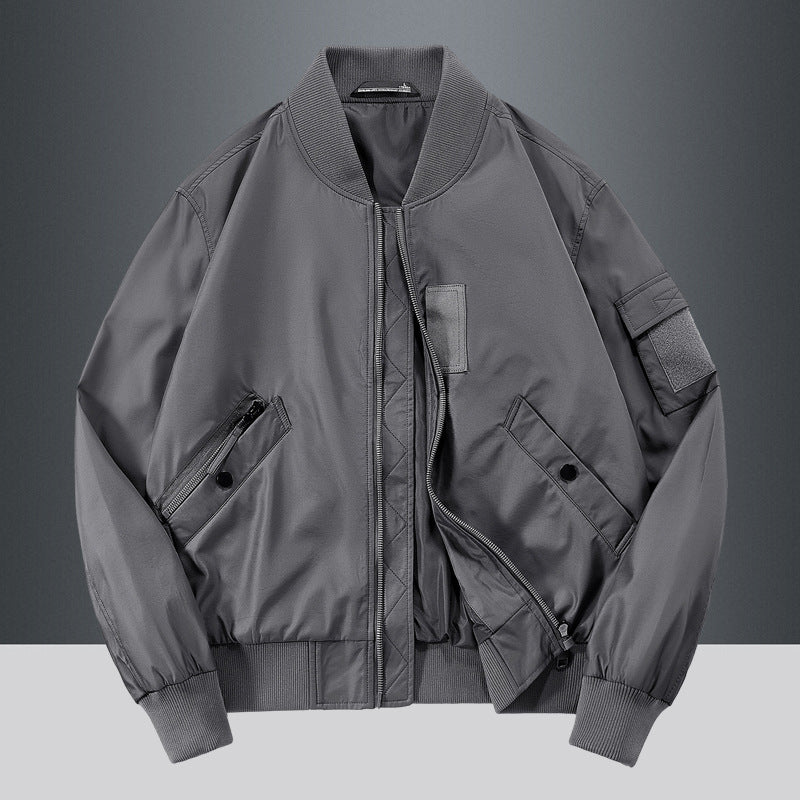 Casual bomber jacket for men with practical zip pockets Lune London