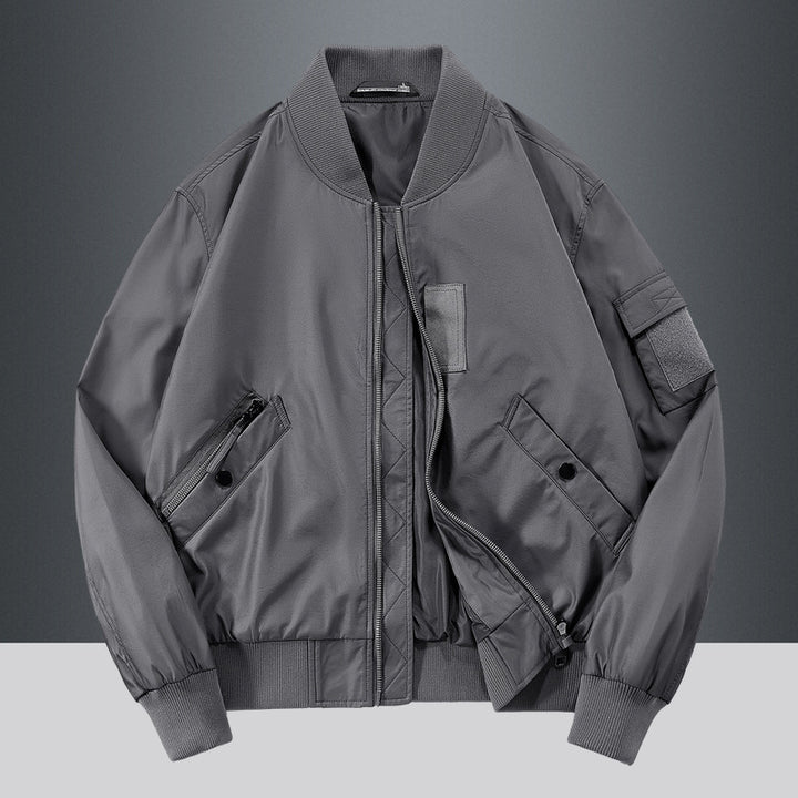 Casual bomber jacket for men with practical zip pockets Lune London