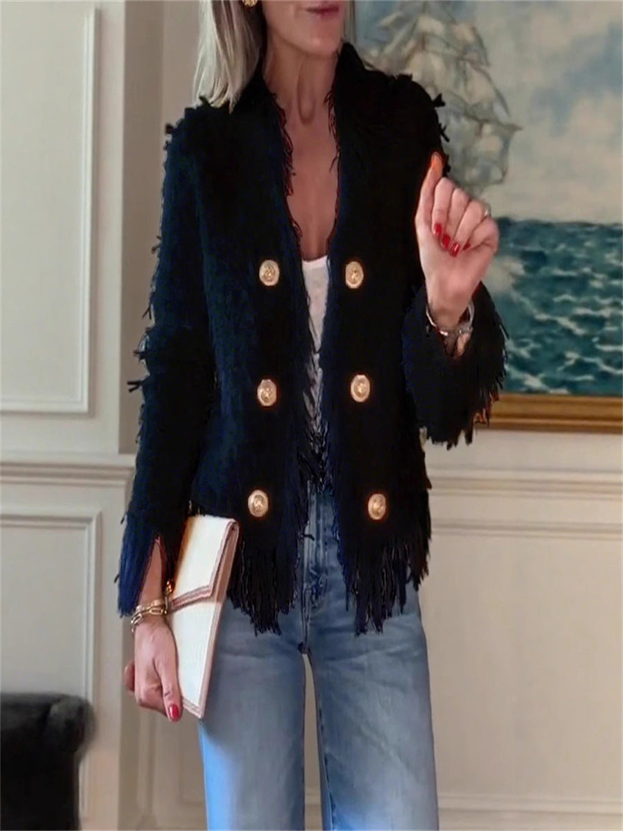 Trendy fringed jacket for women Lune London