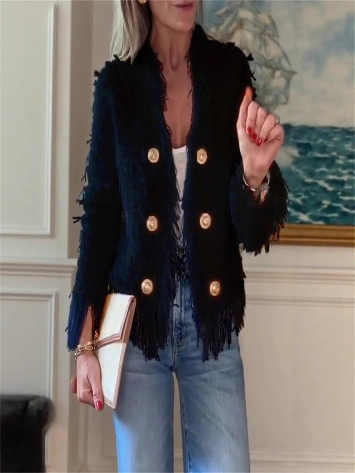 Trendy fringed jacket for women Lune London