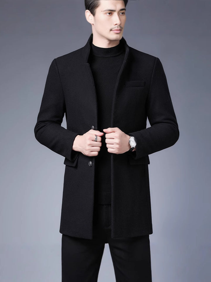 Elegant wool coat for men Lune London