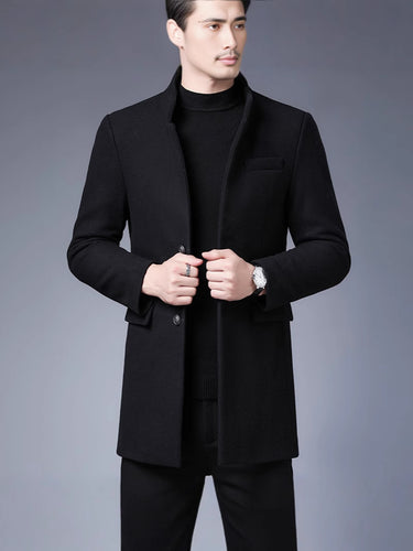 Elegant wool coat for men Lune London
