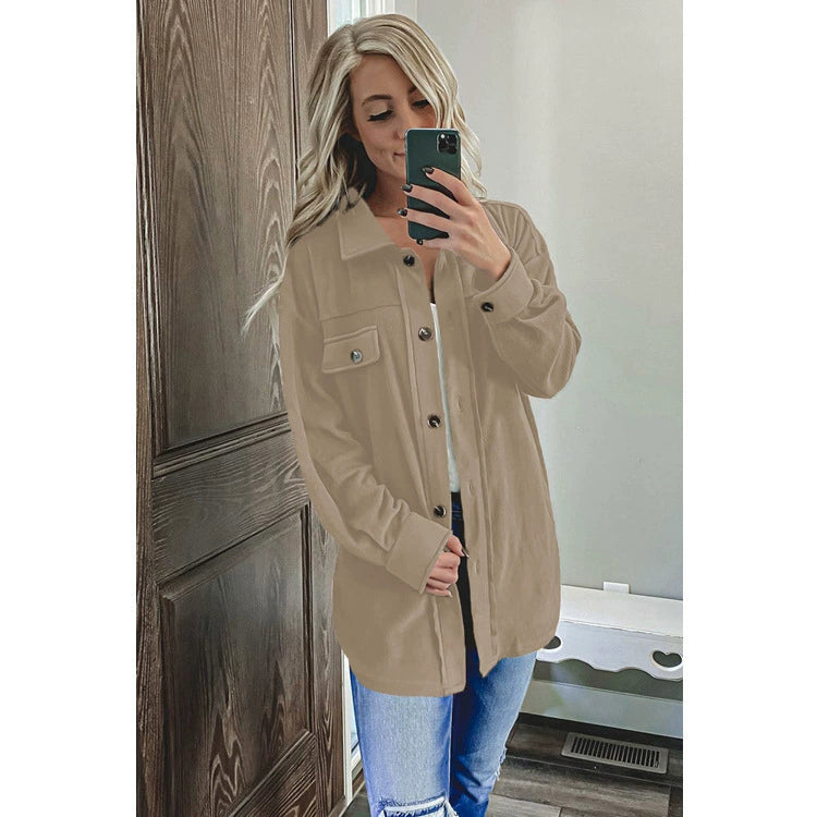 Lune London | Fleece Button Jacket.