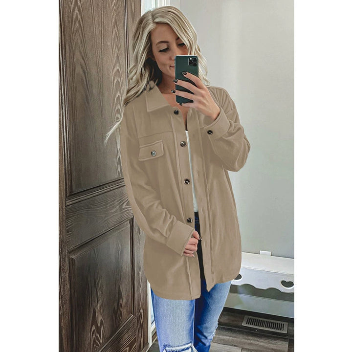 Lune London | Fleece Button Jacket.