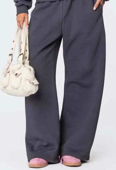 Pantalon décontracté pour femmes avec taille élastique et coupe ample Chic & Stil