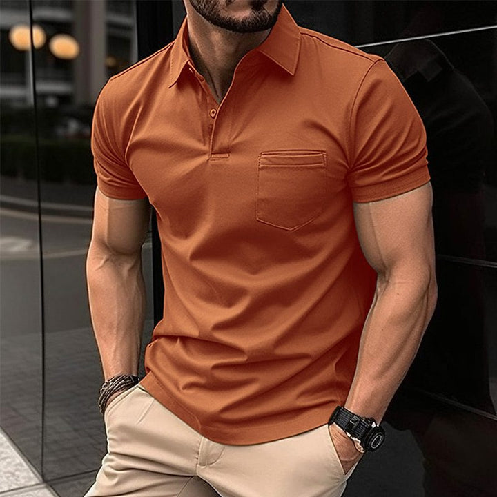 Men's Modern Fit Essential Polo Shirt Lune London