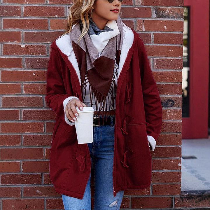 Veste extérieure confortable et stylée pour dames avec doublure en polaire et cordon de serrage réglable Chic & Stil
