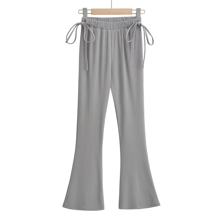 Lune London Women's Palazzo Pants with Stylish Cord