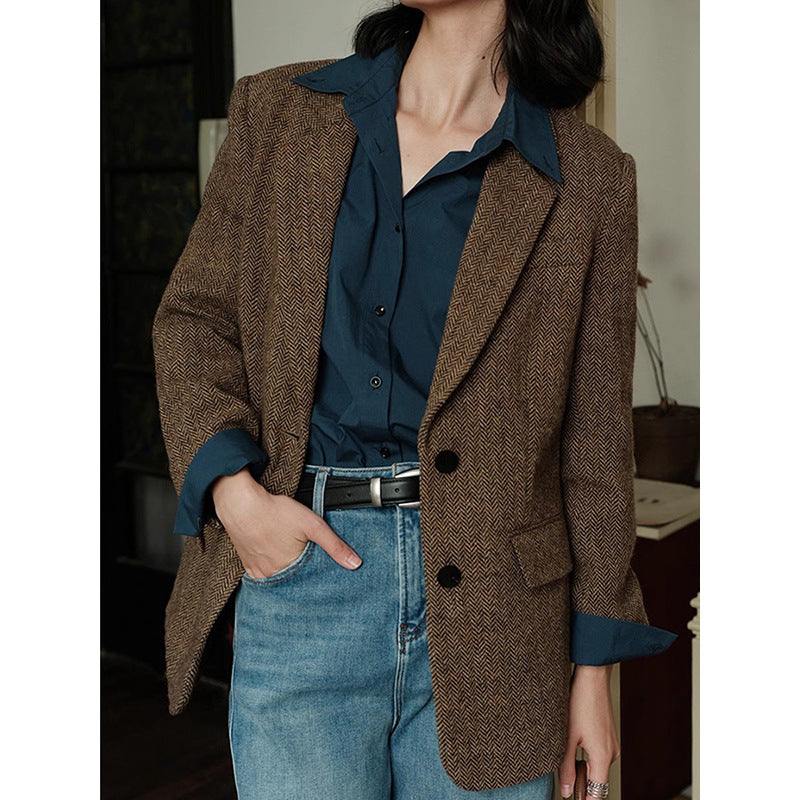 Lune London chevron pattern women's jacket