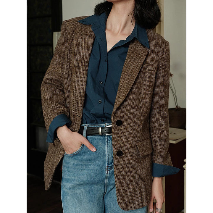 Lune London chevron pattern women's jacket