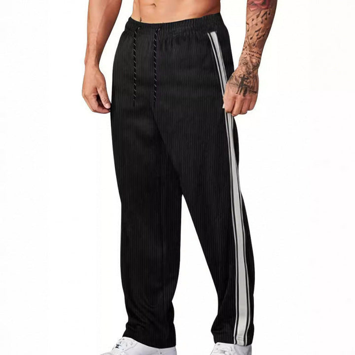 Men's sporty leisure pants with side stripes Lune London