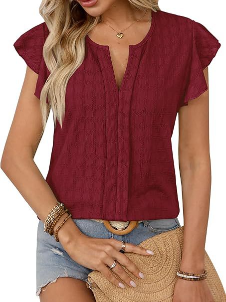 Ladies Short Sleeve Blouse Lune London