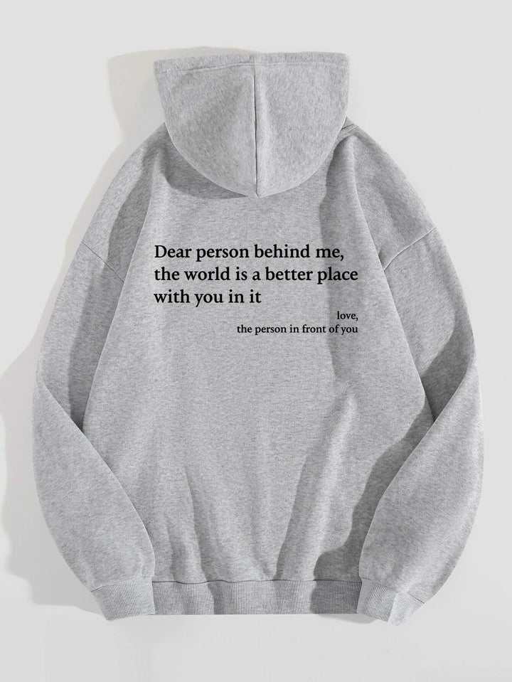 Ladies Oversized Hoodie with Chic Inspiring Writing