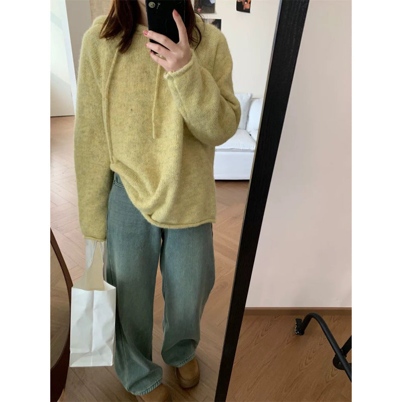 Hoodie confortable pour femmes en matériau en polaire douce avec poche kangourou Chic & Stil