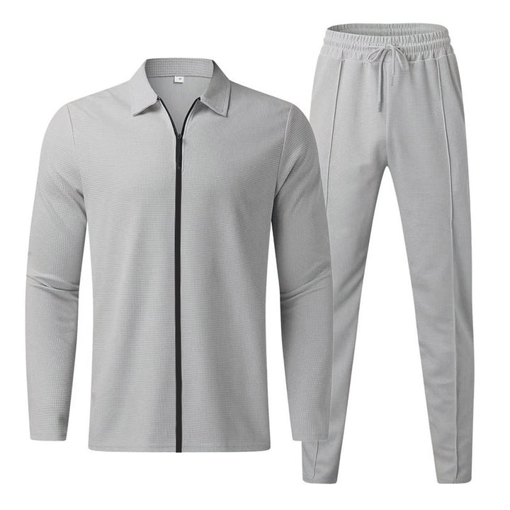 Men's sports leisure set with zipper and breathable structure Lune London