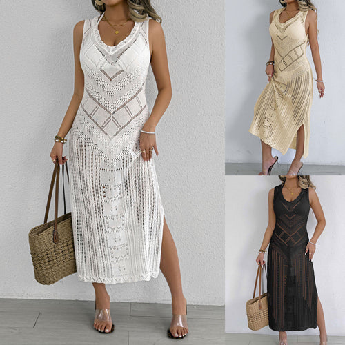 Lune London Women's Crochet Maxi Dress