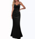 Lune London | Solid Color Slim Fit Flowing Maxi Dress