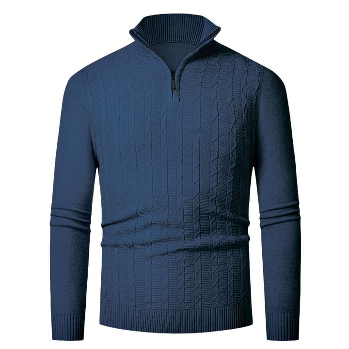 Lune London high collar knitted sweater for men
