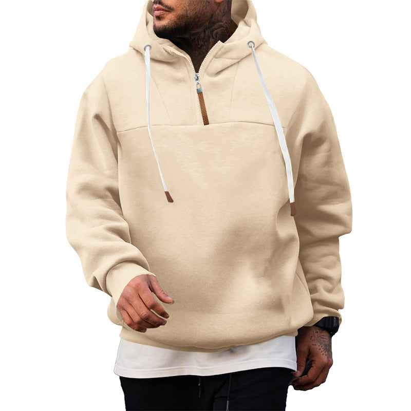 Men's Hoodie Sport with Innovative Zipper Design Lune London