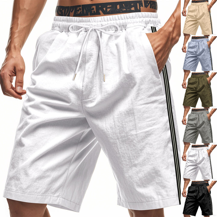 Lune London men's sporty bermuda shorts with elastic waistband and side pockets