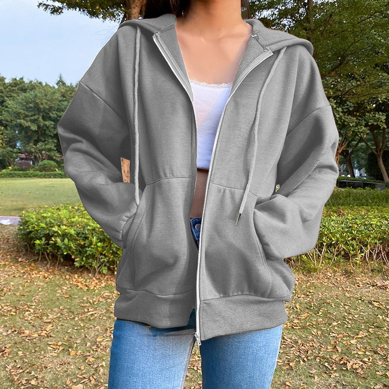 Women's oversized zip-up hoodie Lune London