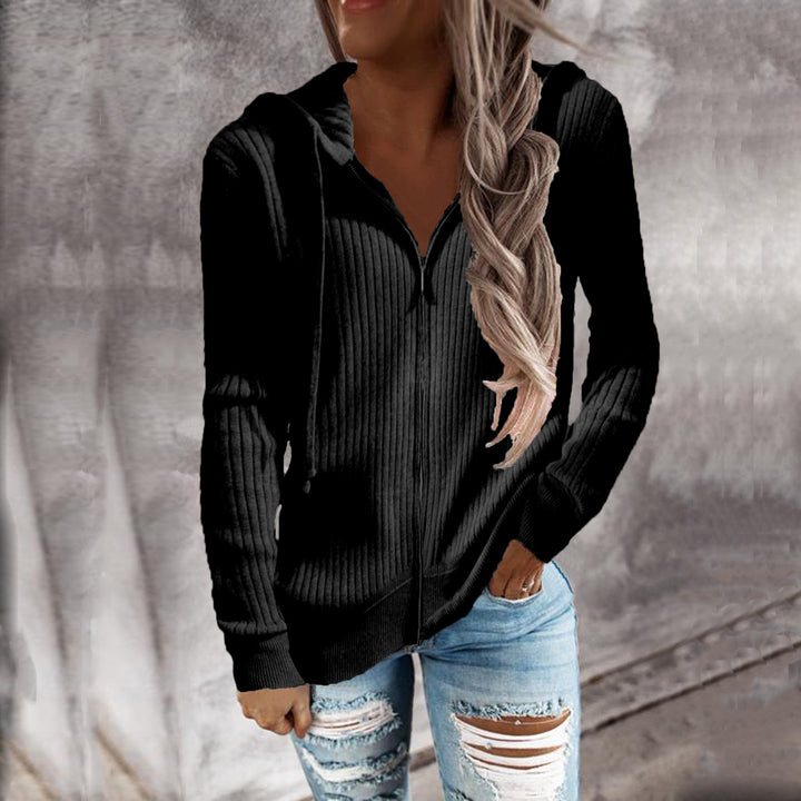Lady cardigan with hood and side pockets Lune London
