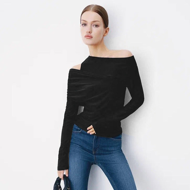 Women Long Sleeve Off-Shoulder Lune London