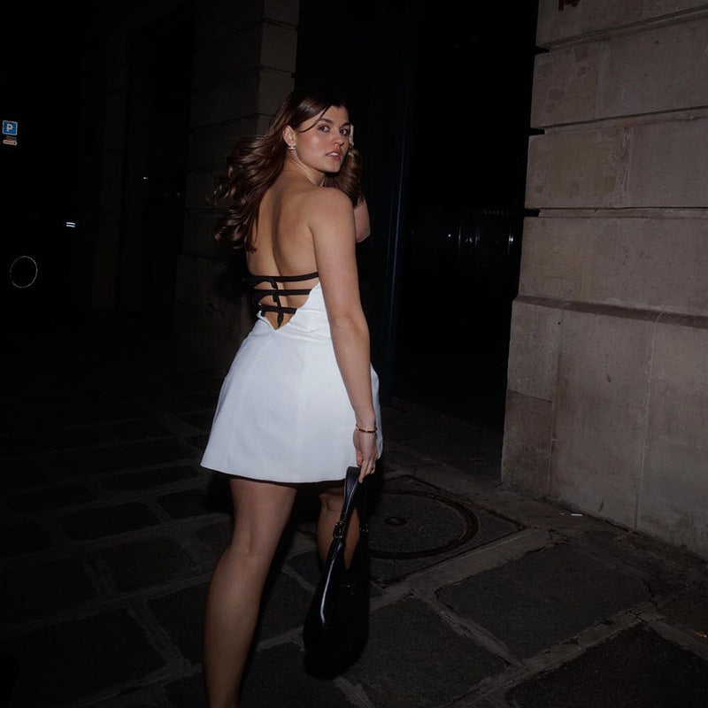 Chic mini strapless dress Lune London