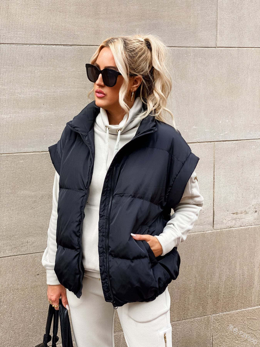 Ladies quilted vest Lune London