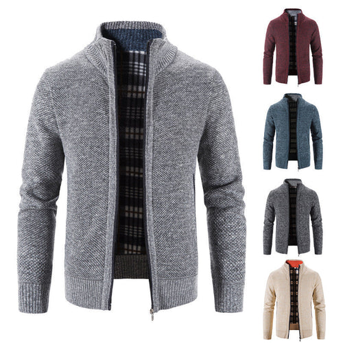 Men's Cardigan with Innovative Heat-Insulating Inner Lining Lune London