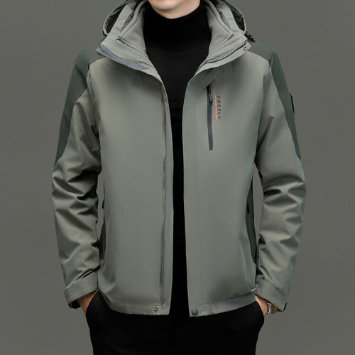 Functional jacket for men with innovative water-repellent properties Lune London