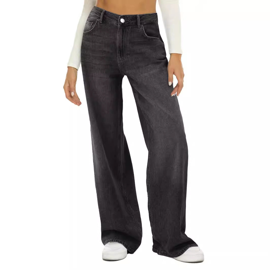 Women's casual wide jeans in urban style Lune London