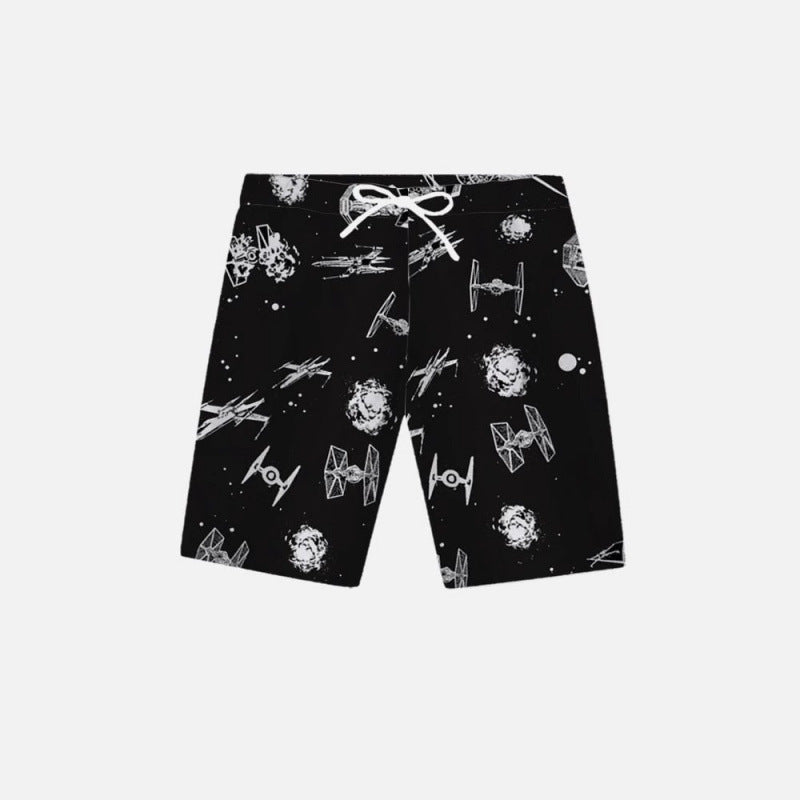 Men's Graphic Printed Psychedelic Swimwear Lune London