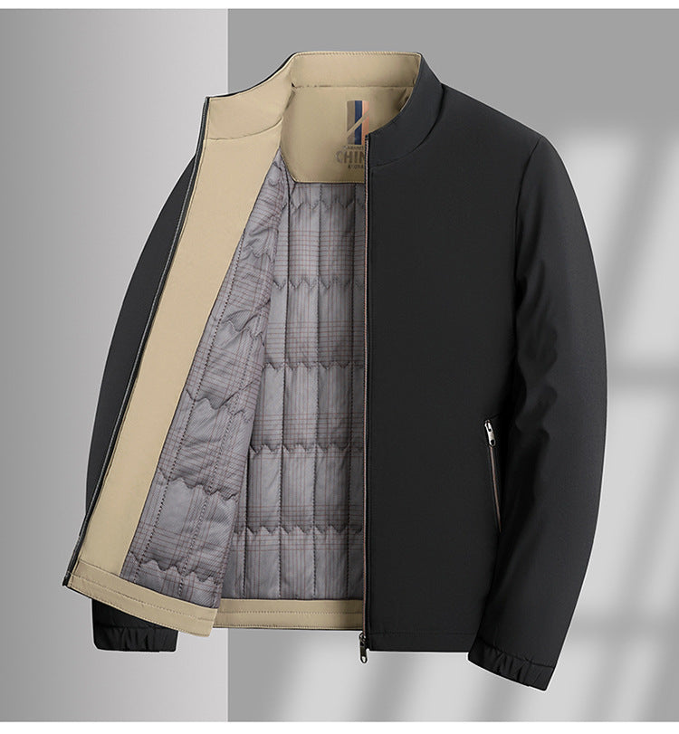 Modular transition jacket for men with insulated inner lining Lune London