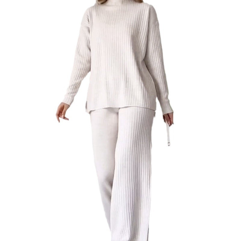 Lune London Ladies Ribbed Knit Lounge Set